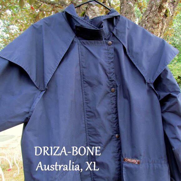 DRIZA-BONE Other - DRIZA-BONE LONG COAT, XL, AUSTRALIA COWBOY RIDING OUTBACK WOLF BLASS, BLACK OPAL